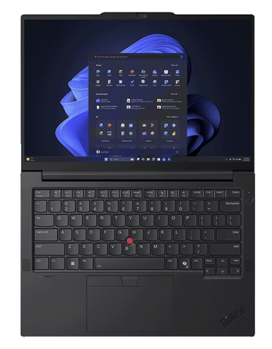 ThinkPad E14 Gen 8 Intelの外観。アルミニウム製の天板を採用した14型ビジネスノートPC