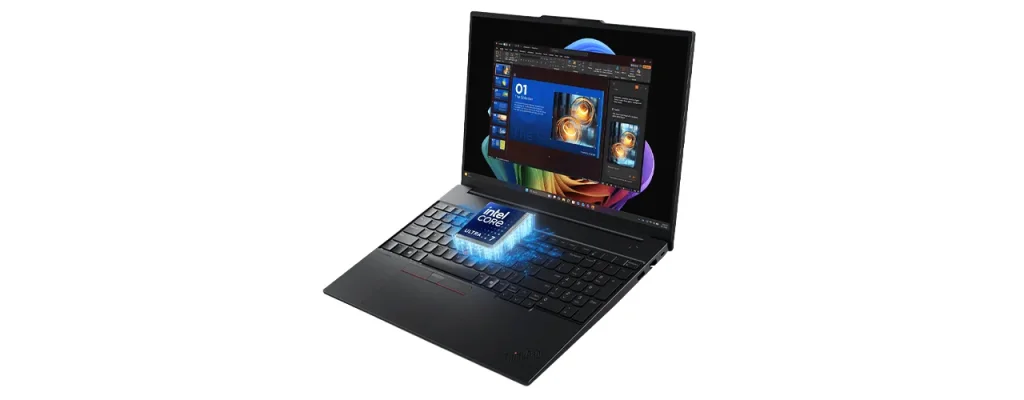 キーボード上にIntel Coreチップを重ねたIntel版の本体